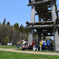 津軽の工芸（サワダ先生）三内丸山遺跡へ施設見学