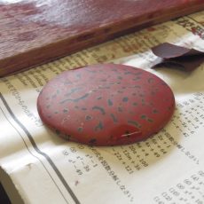 津軽の工芸（サワダ先生）津軽塗を体験しました