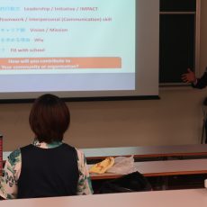 海外の大学院への進学説明会を実施しました