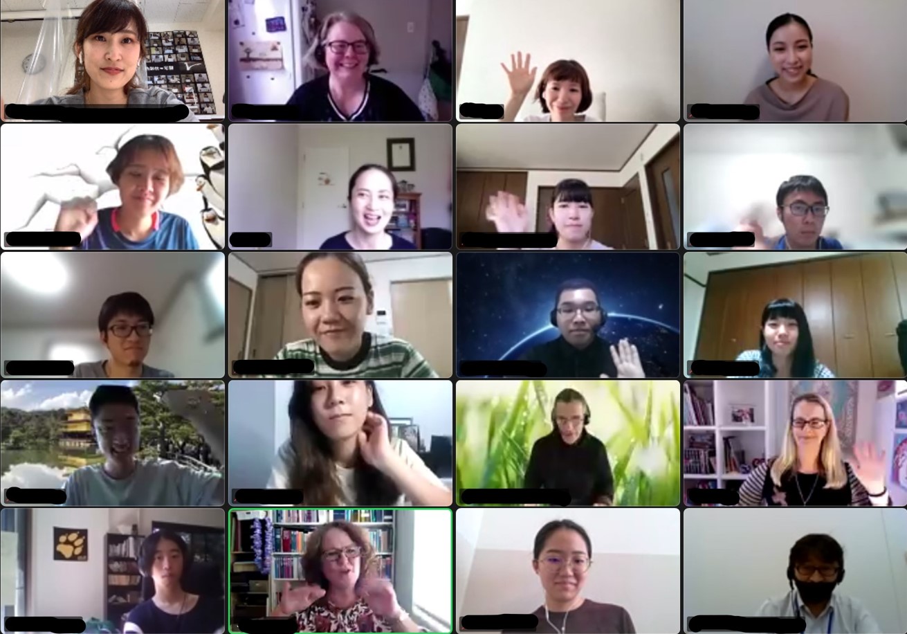 Studenten der Soka University besuchten den „AUT International House 2021 Online General English Course“, der vom Sprachzentrum der Auckland University of Technology gesponsert wurde