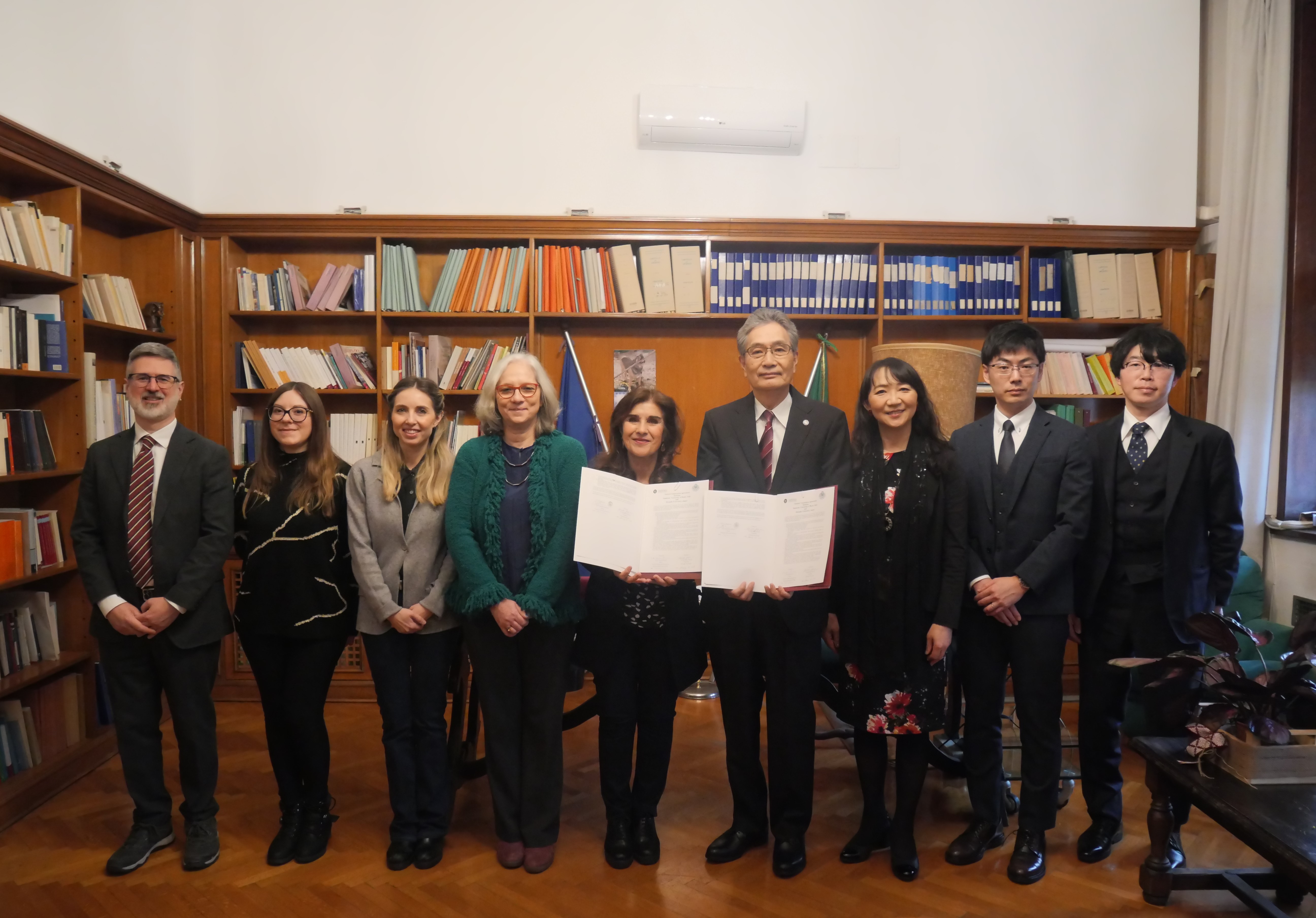 ローマ・ラ・サピエンツァ大学（イタリア共和国）と６２校目の大学間交流協定等締結